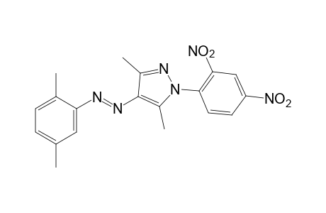 3,5-dimethyl-1-(2,4-dinitrophenyl)-4-(2,5-xylylazo)pyrazole