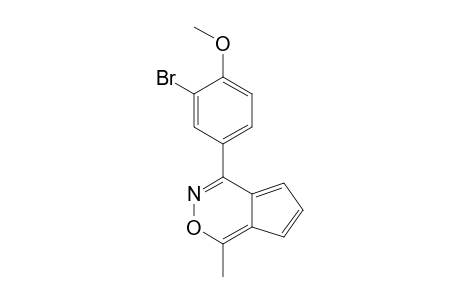 4-(3-Bromo-4-methoxyphenyl)-1-methylcyclopenta[d][1,2]oxazine