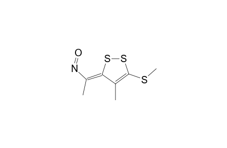 (5Z)-4-methyl-3-methylsulfanyl-5-(1-nitrosoethylidene)dithiole