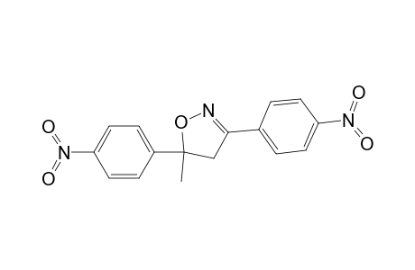Isoxazole, 4,5-dihydro-5-methyl-3,5-bis(4-nitrophenyl)-