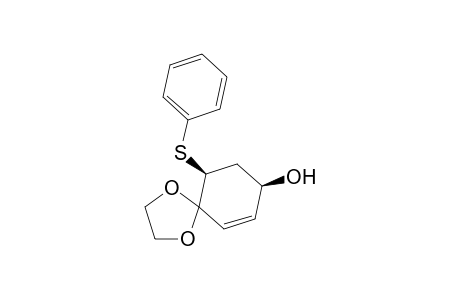 cis,cis-4,4-Ethylenedioxy-5-phenylthio-2-cyclohexenol