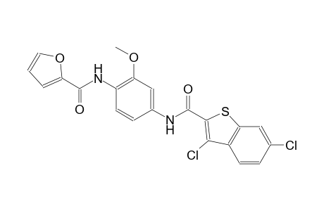 N-(4-{[(3,6-dichloro-1-benzothien-2-yl)carbonyl]amino}-2-methoxyphenyl)-2-furamide