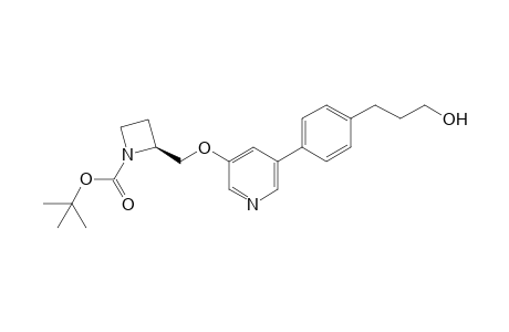 3-[4-[5-[[1-(tert-Butoxycarbonyl)-2(S)-azetidinyl]methoxy]-3-pyridyl]phenyl]-1-propanol