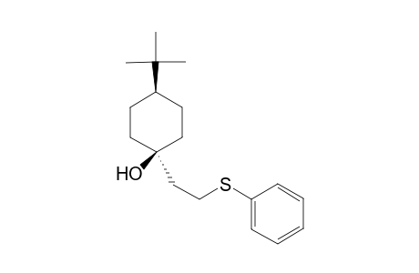 Cyclohexanol, 4-(1,1-dimethylethyl)-1-[2-(phenylthio)ethyl]-, cis-