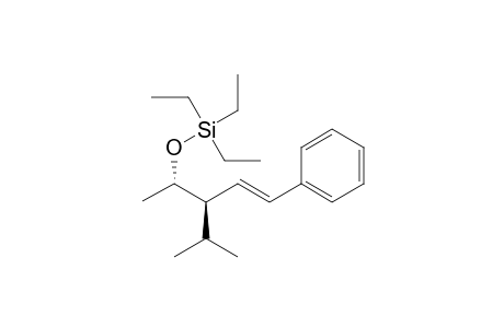 (E)-Triethyl-[(3-isopropyl-5-phenylpent-4-en-2-yl)oxy]silane