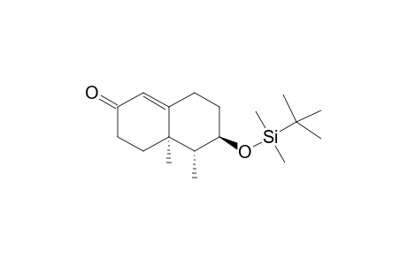 (4aR,5R,6R)-6-[tert-butyl(dimethyl)silyl]oxy-4a,5-dimethyl-3,4,5,6,7,8-hexahydronaphthalen-2-one