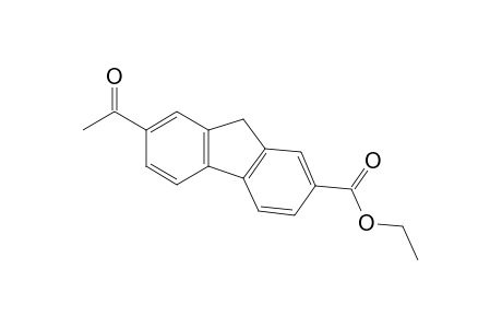 7-acetylfluorene-2-carboxylic acid, ethyl ester