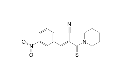 (E)-3-(3-nitrophenyl)-2-(piperidine-1-carbothioyl)acrylonitrile