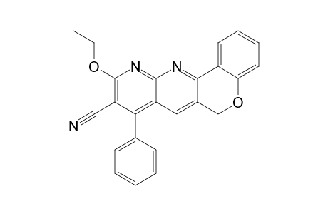 9-Cyano-10-ethoxy-8-phenyl-1-benzopyrano[4,3-b]-1,8-naphthyridine