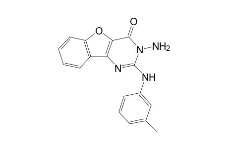 3-Amino-2-(3-methylphenylamino)-benzofuro[3,2-d]pyrimidin-4(3H)-one