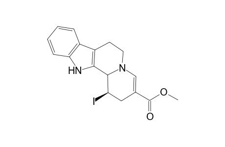 1-Iodoindoloquinolizidine-3-carboxylic acid methyl ester