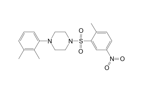 Piperazine, 1-(2,3-dimethylphenyl)-4-(2-methyl-5-nitrobenzenesulfonyl)-