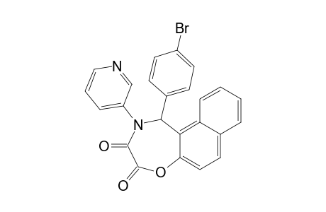 1-(4-Bromophenyl)-2-(pyridine-3-yl)-1,2-dihydronaphth[1,2-f][1,4]oxazepine-3,4-dione