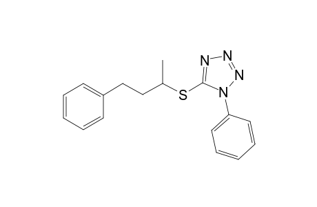 (rac)-1-Phenyl-5-(4-phenylbutan-2-ylthio)-1H-tetrazole