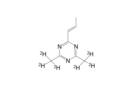 2,4-DIMETHYL-D6-6-(1-PROPENYL)-S-TRIAZINE