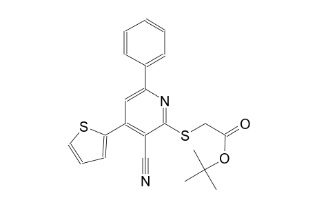 tert-butyl {[3-cyano-6-phenyl-4-(2-thienyl)-2-pyridinyl]sulfanyl}acetate