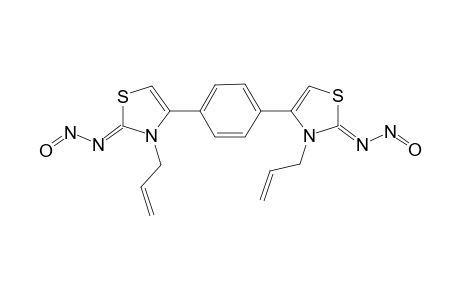 4,4'-(p-Phenylene)-bis(3'-allyl-N'-nitroso-2'-(3H)-thiazolimine]