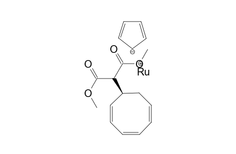 [1,2-eta:5,6,7-eta-8-exo-Bis(methoxycarbonyl)methylcyclooctatrien-3-yl](eta-5-cyclopentadienyl)ruthenium(II)