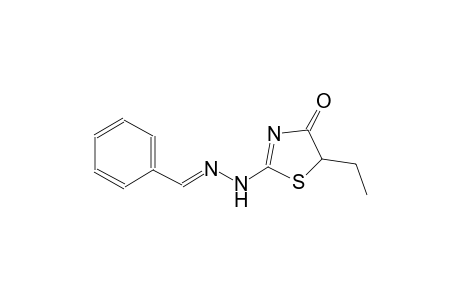 benzaldehyde, (5-ethyl-4,5-dihydro-4-oxo-2-thiazolyl)hydrazone