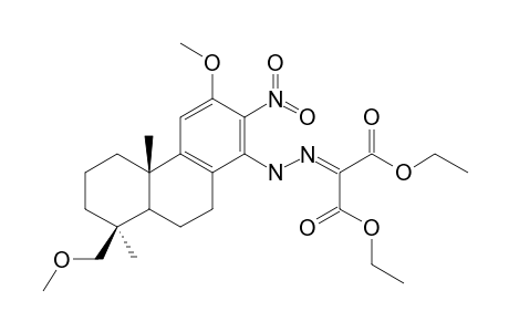 Diethyl mesoxalate 12,19-dimethoxy-13-nitropodocarpa-8,11,13-trien-14-ylhydrazone