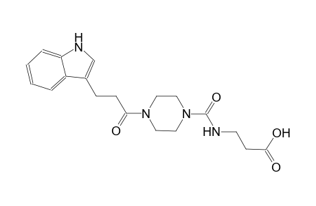 beta-alanine, N-[[4-[3-(1H-indol-3-yl)-1-oxopropyl]-1-piperazinyl]carbonyl]-