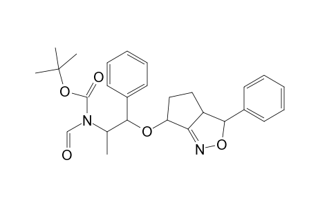 N-(t-Butoxycarbonyl)-N-{1-methyl-2-phenyl-2-[(3'-phenyl-3'a,4',6',7'-tetrahydro-3H-cyclopenta[c]isoxazol-6'-yl)oxy]ethyl]formamide