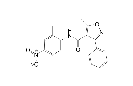 5-methyl-N-(2-methyl-4-nitrophenyl)-3-phenyl-4-isoxazolecarboxamide