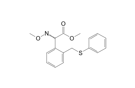 Benzeneacetic acid, alpha-(methoxyimino)-2-[(phenylthio)methyl]-,methyl ester