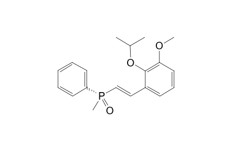 (Sp)-(-)-(E)-[2-(2-Isopropoxy-3-methoxyphenyl)vinyl](methyl)phenylphosphane oxide