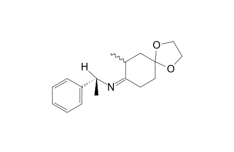 N-{(R,S)-9-Methyl-1,4-dioxaspiro[4.5]decan-8-ylidene}-(R)-1-phenylethylamine