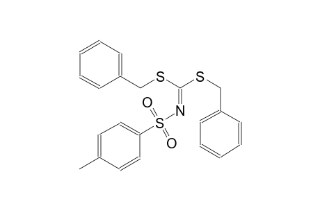 carbonodithioimidic acid, [(4-methylphenyl)sulfonyl]-, bis(phenylmethyl) ester
