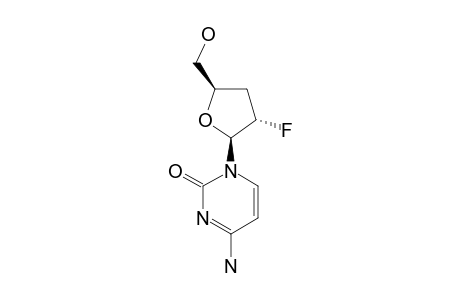 BETA-(D)-2',3'-DIDEOXY-2'-FLUORO-CYTIDINE