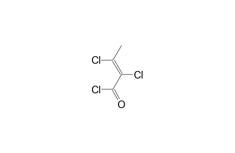 2-Butenoyl chloride, 2,3-dichloro-, (E)-