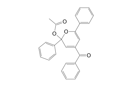 Methanone, [2-(acetyloxy)-2,6-diphenyl-2H-pyran-4-yl]phenyl-
