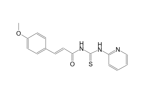 N-[(2E)-3-(4-methoxyphenyl)-2-propenoyl]-N'-(2-pyridinyl)thiourea
