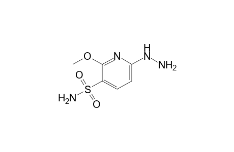 3-Pyridinesulfonamide, 6-hydrazinyl-2-methoxy-