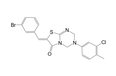 (7Z)-7-(3-bromobenzylidene)-3-(3-chloro-4-methylphenyl)-3,4-dihydro-2H-[1,3]thiazolo[3,2-a][1,3,5]triazin-6(7H)-one