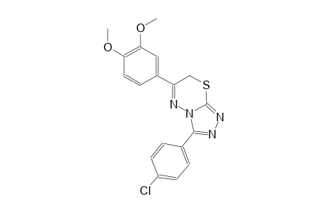 3-(4-chlorophenyl)-6-(3,4-dimethoxyphenyl)-7H-[1,2,4]triazolo[3,4-b][1,3,4]thiadiazine