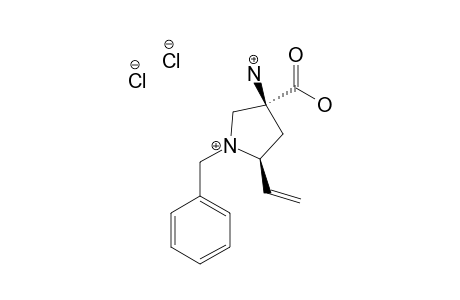 (2R,4S)-4-AMINO-1-BENZYL-4-CAROXY-2-ETHENYL-PYRROLIDINE-DIHYDROCHLORIDE
