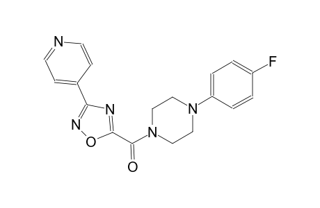 piperazine, 1-(4-fluorophenyl)-4-[[3-(4-pyridinyl)-1,2,4-oxadiazol-5-yl]carbonyl]-