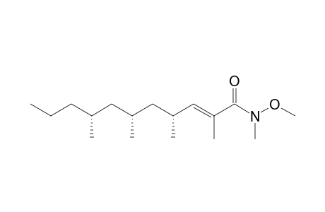 (2E,4R,6R,8R)-N-Methoxy-N,2,4,6,8-pentamethylundec-2-enamide