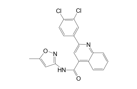 2-(3,4-dichlorophenyl)-N-(5-methyl-3-isoxazolyl)-4-quinolinecarboxamide