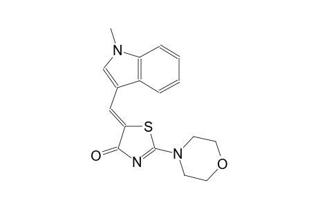 (5Z)-5-[(1-methyl-1H-indol-3-yl)methylene]-2-(4-morpholinyl)-1,3-thiazol-4(5H)-one