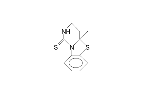 2,3,4,4a-Tetrahydro-4a-methyl-1H-pyrimido(6,1-B)benzothiazole-1-thione