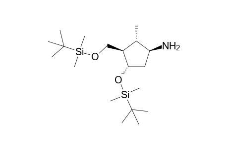 (1S,2S,3R,4S)-4-(tert-Butyldimethylsilanyloxy)-3-(tert-butyldimethylsilanyloxymethyl)-2-methylcyclopentylamine