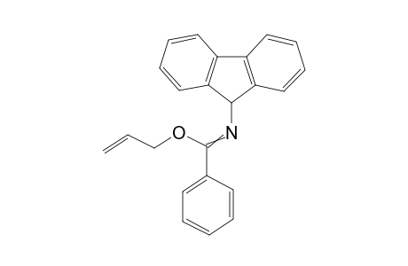 N-(9-fluorenyl)benzene carboximidic acid allyl ester