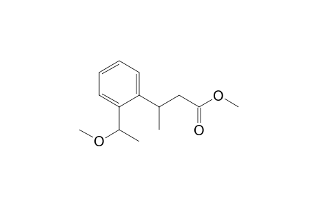 Methyl 3-[2-(1-Methoxyethyl)phenyl]butanoate