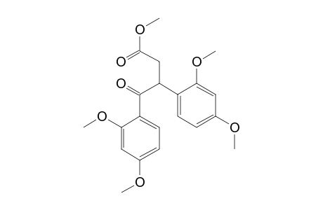 Benzenebutanoic acid, .beta.-(2,4-dimethoxyphenyl)-2,4-dimethoxy-.gamma.-oxo-, methyl ester