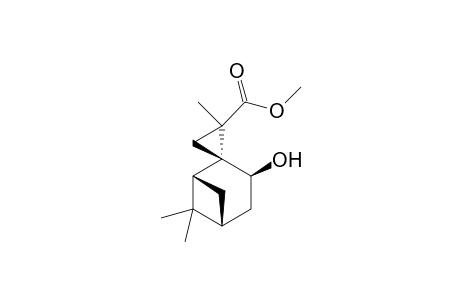 Methyl (2'S)-3-hydroxy-6,6-dimethylspiro[bicyclo[3.1.1]heptane-2,1'-cyclopropane]-2'-methyl-2'-carboxylate