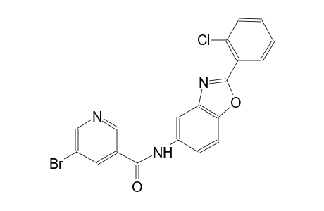 3-pyridinecarboxamide, 5-bromo-N-[2-(2-chlorophenyl)-5-benzoxazolyl]-